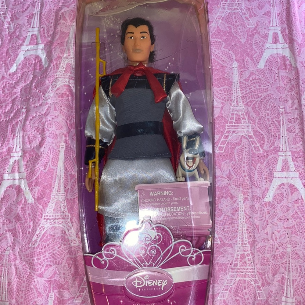 Disney Store Classic Princess Prince Collection 12" Doll Mulan Li Shang Vintage